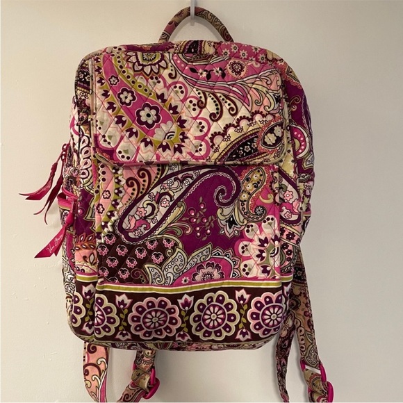 Vera Bradley Paisley Colorful Backpack - Picture 1 of 4